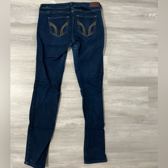 Hollister low rise super skinny dark jean leggings size 7 / 28 long - Picture 5 of 5